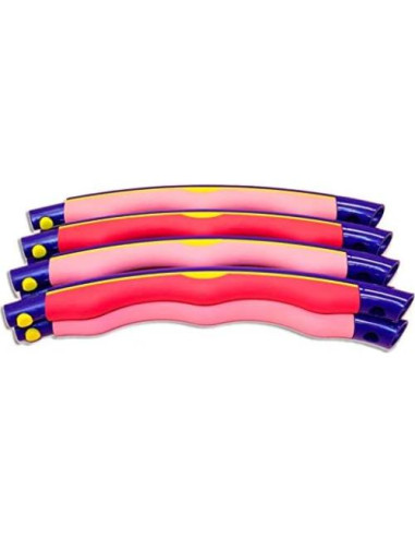 Aro Hula Ponderado Aro de Potencia 5B 2.1 kg 104 cm Arcoíris
