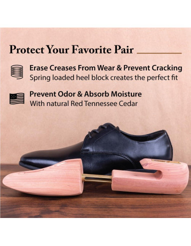 Árboles para Zapatos de Cedro FootFitter Hombre 8-9.5