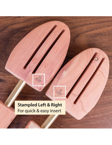 Árboles para Zapatos de Cedro FootFitter Hombre 8-9.5