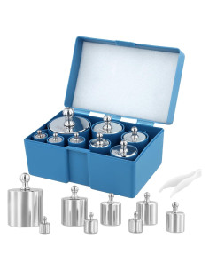 Kit de Pesas de Calibración SEUNMUK 16 Piezas 10g a 500g