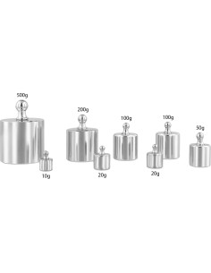 Kit de Pesas de Calibración SEUNMUK 16 Piezas 10g a 500g 2