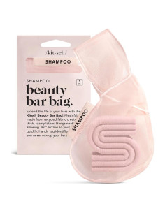 Bolsa de Malla Reciclada Kitsch para Jabón y Champú Rubor