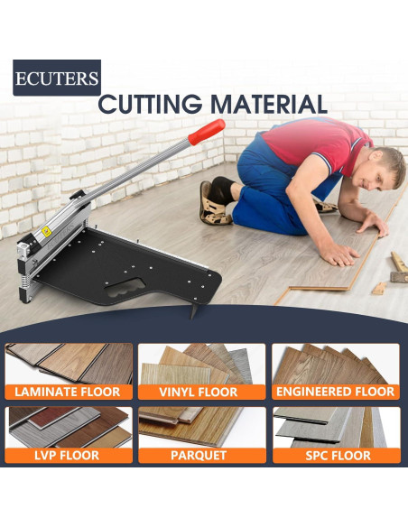 Cortadora de Suelo ECUTERS 33 cm Manual para Pisos de Vinilo