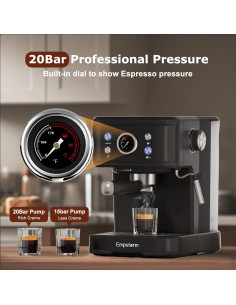 Máquina de Espresso Empstorm 04E 20 Bar con Espumador 1.5L 2