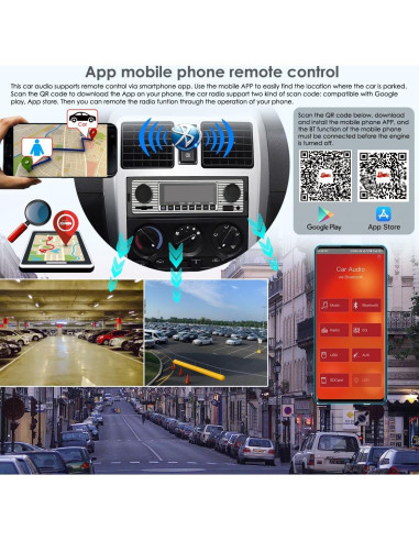 Estéreo de Carro Bluetooth iFreGo US-5513-3 con Carga Rápida