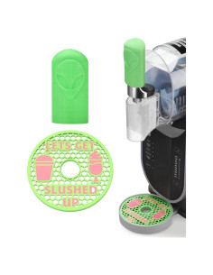 Cubierta y Inserto para Ninja Slushi Tiga - Verde Brillante