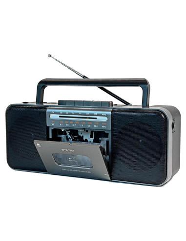 Reproductor de Cinta Portátil Wiithink con Bluetooth y Radio AM/FM