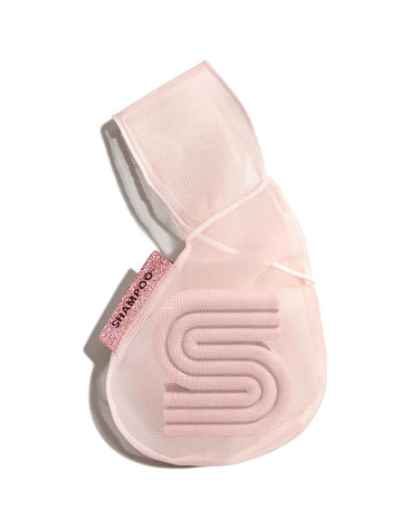 Bolsa de Malla Reciclada Kitsch para Jabón y Champú Rubor