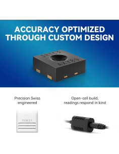 Estación Meteorológica Inalámbrica FOKEY Z2, Temperatura y Humedad 2