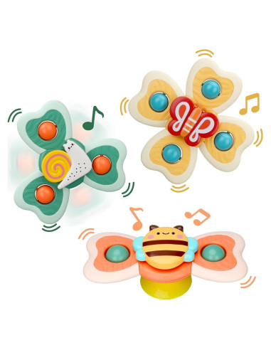 Juguete Giratorio con Ventosa LZZAPJ para Bebés 6-18 Meses