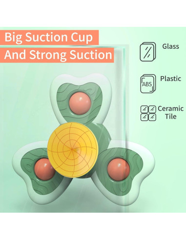 Juguete Giratorio con Ventosa LZZAPJ para Bebés 6-18 Meses