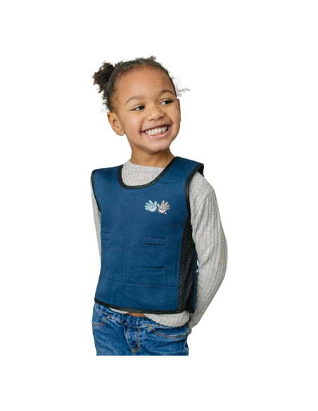 Chaleco de Compresión con Peso Diversión y Función Azul 0.9 kg