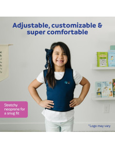 Chaleco de Compresión con Peso Diversión y Función Azul 0.9 kg 2