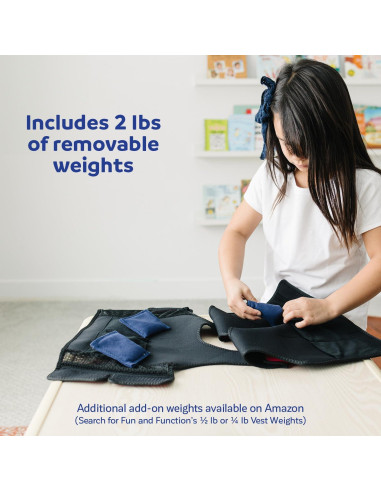 Chaleco de Compresión con Peso Diversión y Función Azul 0.9 kg