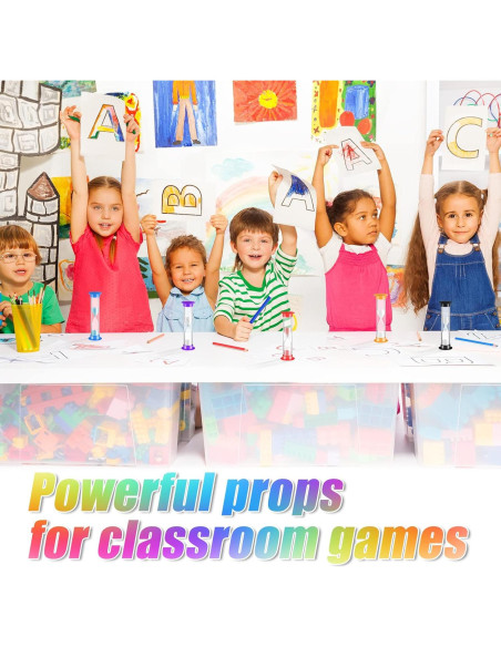 Juego de 40 Temporizadores de Arena Geelin 1 Minuto Multicolor