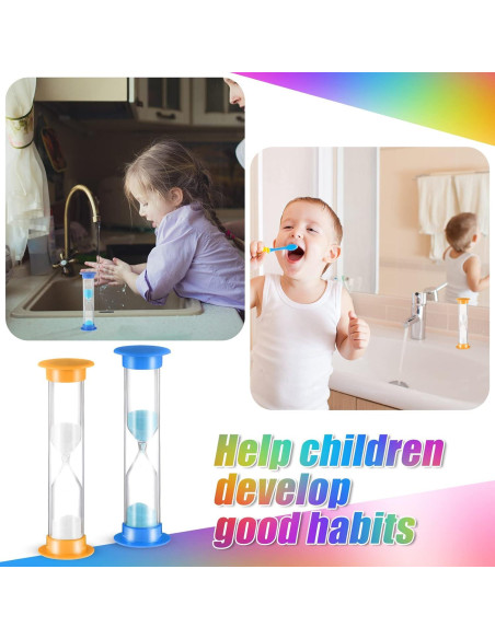 Juego de 40 Temporizadores de Arena Geelin 1 Minuto Multicolor