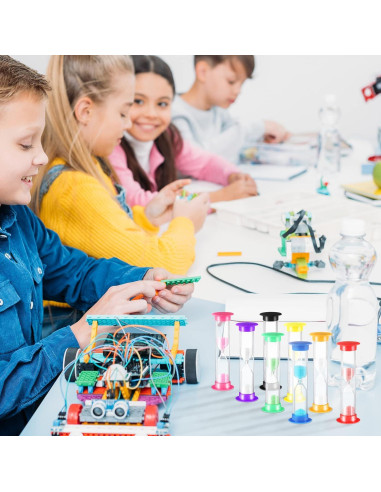 Juego de 40 Temporizadores de Arena Geelin 1 Minuto Multicolor