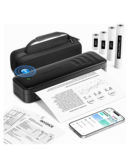 Impresora Térmica Portátil TATTMUSE A281M Bluetooth Sin Tinta