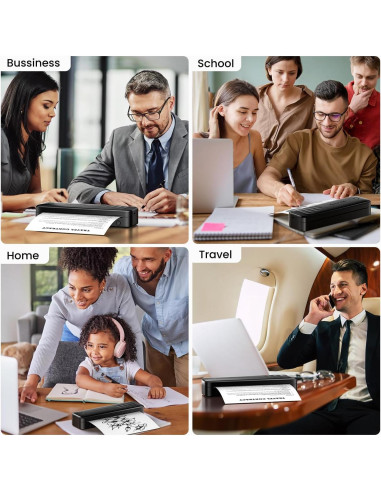 Impresora Térmica Portátil TATTMUSE A281M Bluetooth Sin Tinta