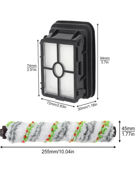 Rodillos y Filtros de Reemplazo Bissell CrossWave TQEONKL