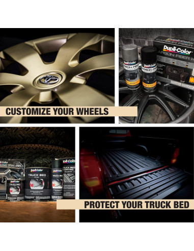 Pintura en Aerosol Dupli-Color HWP108 12 oz Negro Brillante