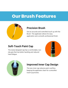 Kit de Brocha TouchUpDirect NH-731P Perla Negra Cristal 2