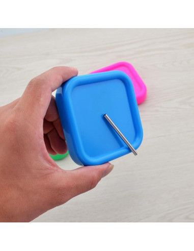 Set de 3 Almohadillas Magnéticas de Plástico para Agujas Labriciyon