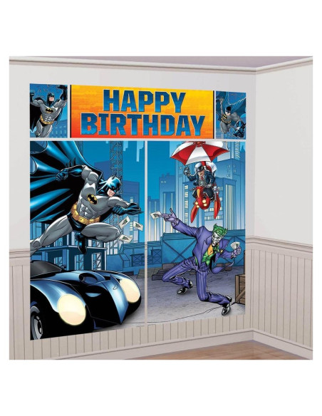 Decoraciones de Pared Batman American Greetings - Kit 5 Piezas Decoraciones de Pared Batman American Greetings - Kit 5 Piezas
