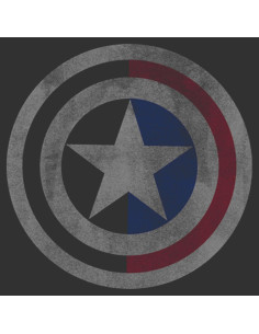 Camiseta Retro Capitán América Marvel para Hombre XXL 2