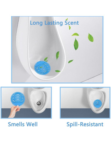 Pantallas de Urinal Antisalpicaduras VWXYZT 15 PCS Multicolor