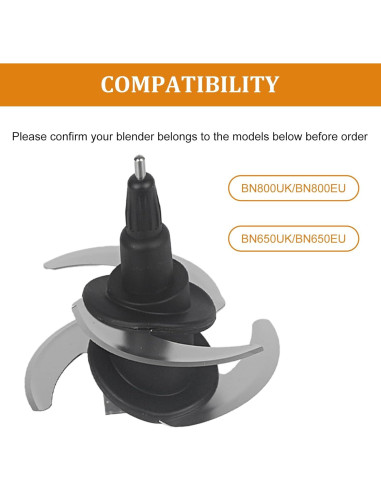 Cuchilla de 4 Hojas para Procesador Ninja 1.89L y 2.13L