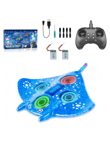 Avión RC Genérico HC-8060-1 con Giros 360 y Luz LED