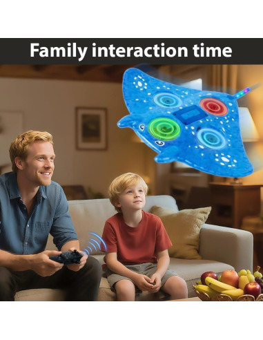 Avión RC Genérico HC-8060-1 con Giros 360 y Luz LED