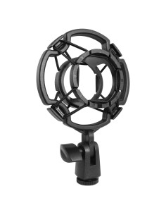 Soporte de micrófono LUORNG Universal Antivibración 42-46mm Negro