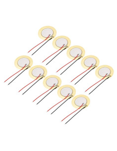 Discos Piezoeléctricos uxcell 35mm para Guitarras - 10 Pcs