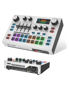 Mezclador de Audio MT-VIKI con Pantalla LCD 2.25" para Streaming