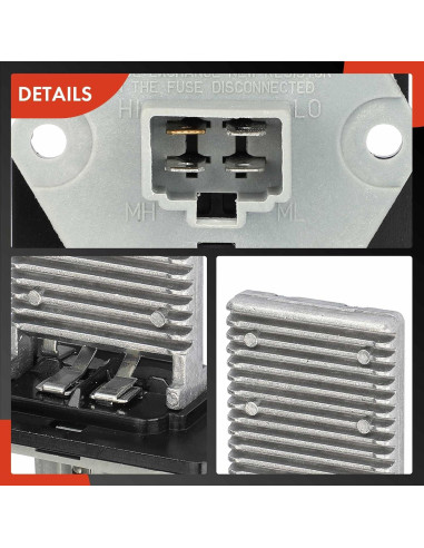Resistor de Motor de Soplador A-Premium para Hyundai 2001-2009