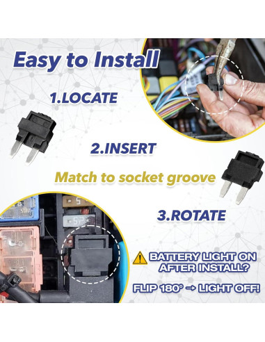 Kit de 8 Diodos Multifuncionales Mtuiewo 12135037 para Vehículos