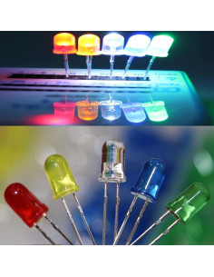 Kit de 300 Diodos LED 3mm y 5mm Adeept con Caja 2