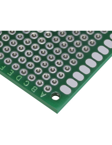 Paquete de 12 Placas PCB Doble Cara LAMPVPATH 4x6cm Colores