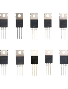 Kit 50 Transistores MOSFET VIBICCK IRFZ44N IRF510N y más 2