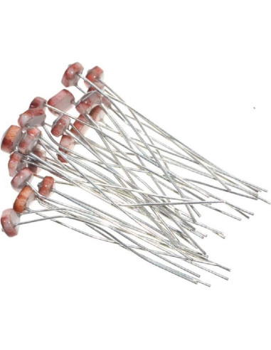 200 Piezas LDR 5mm Fotoresistor Chironal - Resistencia Fotoconductiva