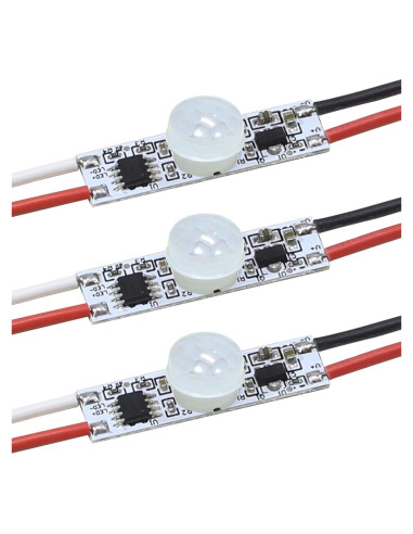 Interruptor de Sensor de Movimiento PIR HCSM 3 Piezas 1037