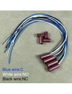 4 Interruptores Magnéticos Reed Gebildet Marrón NO/NC 100V 2