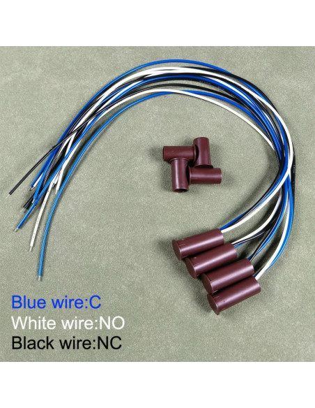 4 Interruptores Magnéticos Reed Gebildet Marrón NO/NC 100V