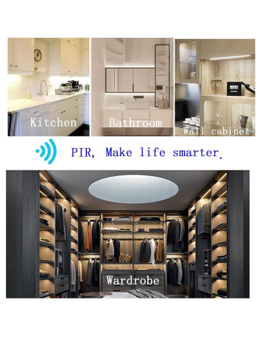 Interruptor de Sensor de Movimiento PIR HCSM 3 Piezas 1037