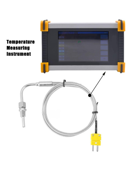 Termopar tipo K EGT Flylin 2 metros con conector NPT 1/8"