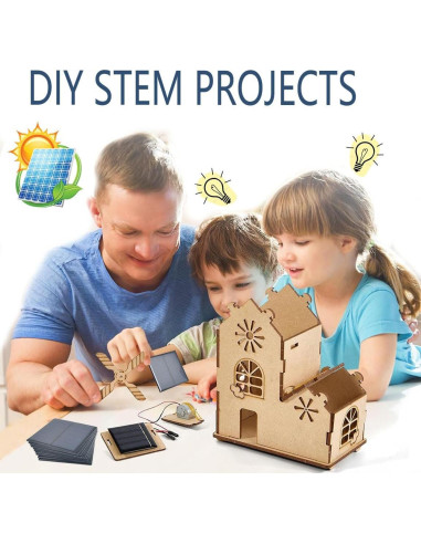 10 Paneles Solares Policristalinos Ailejia 4V 150mA 70mm