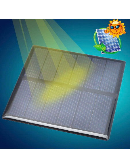 10 Paneles Solares Policristalinos Ailejia 4V 150mA 70mm