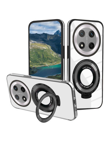 Funda Protectora Silicona Honor Magic 7 Lite - Wousunly Negra